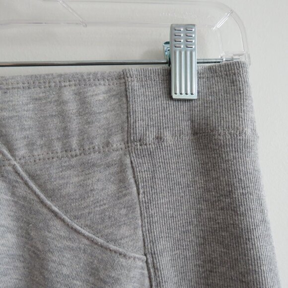 ANTHROPOLOGIE DAILY PRACTICE Seamed Midi Skirt in Gray Jersey Casual Comfy Sz S - Picture 5 of 13